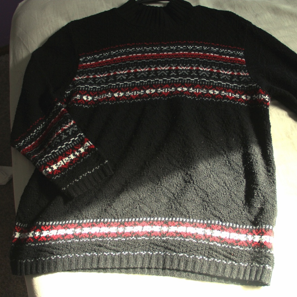 Cute black striped sweater